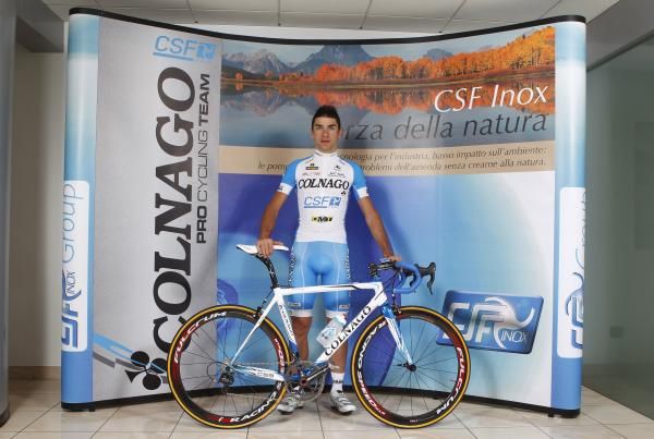Filippo Savini (Colngao-CSF Inox) ready for action.
