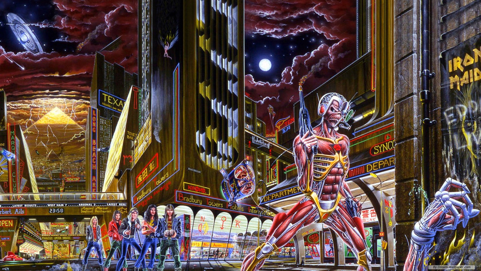 Iron Maiden: The secrets of the Somewhere In Time album artwork revealed |  Louder