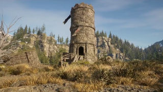 Westlicher Wachturm in Skyrim in der Unreal Engine 5 nachgebaut