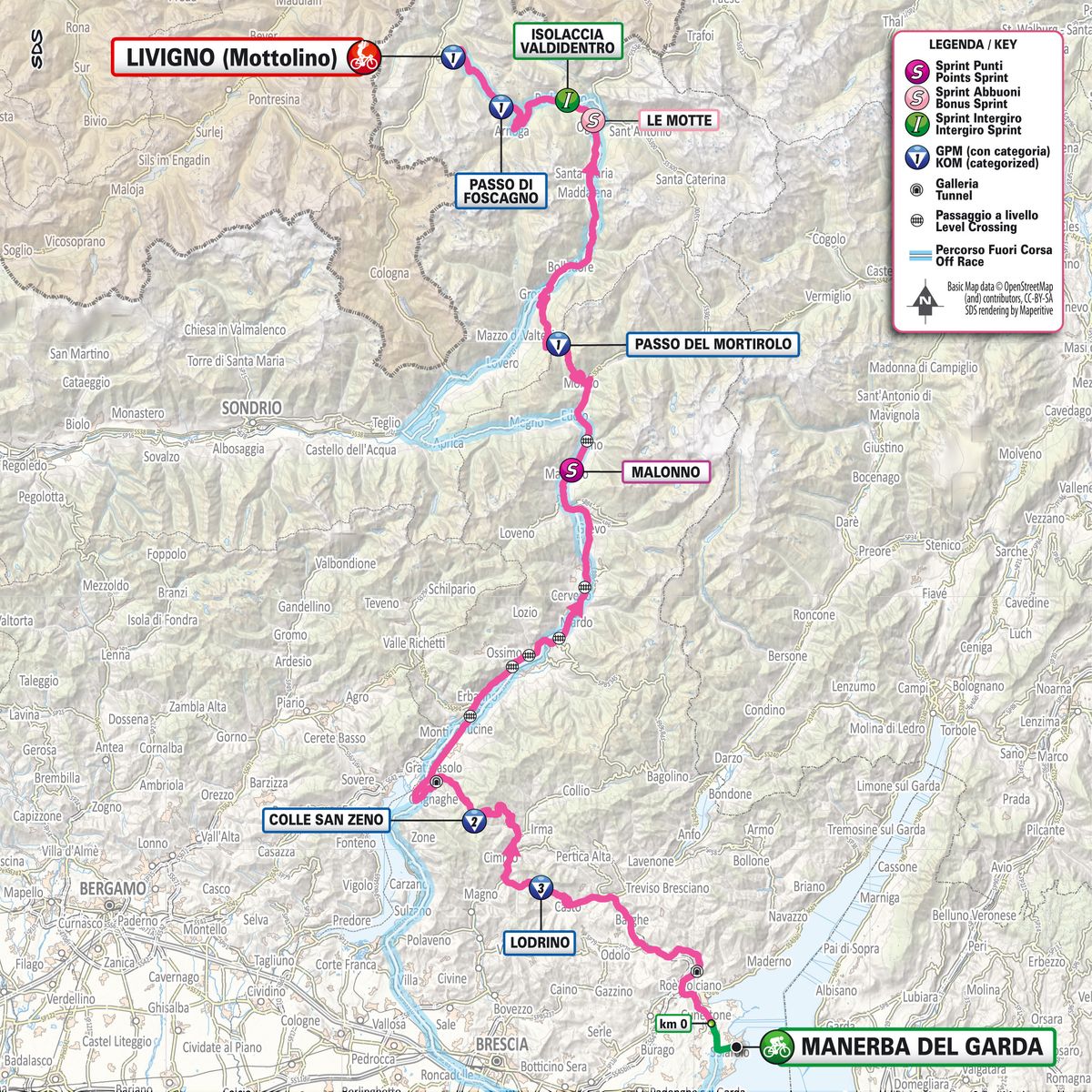 2024 Giro d'Italia maps and profiles