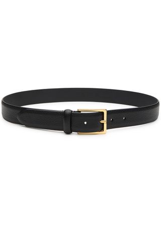 Grained Leather Belt