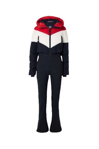 Fusalp Kira Softshell Quilted Color-Block Ski Suit