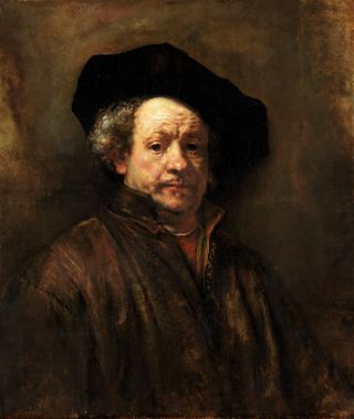 Self-Portrait by Rembrandt van Rijn, 1660.