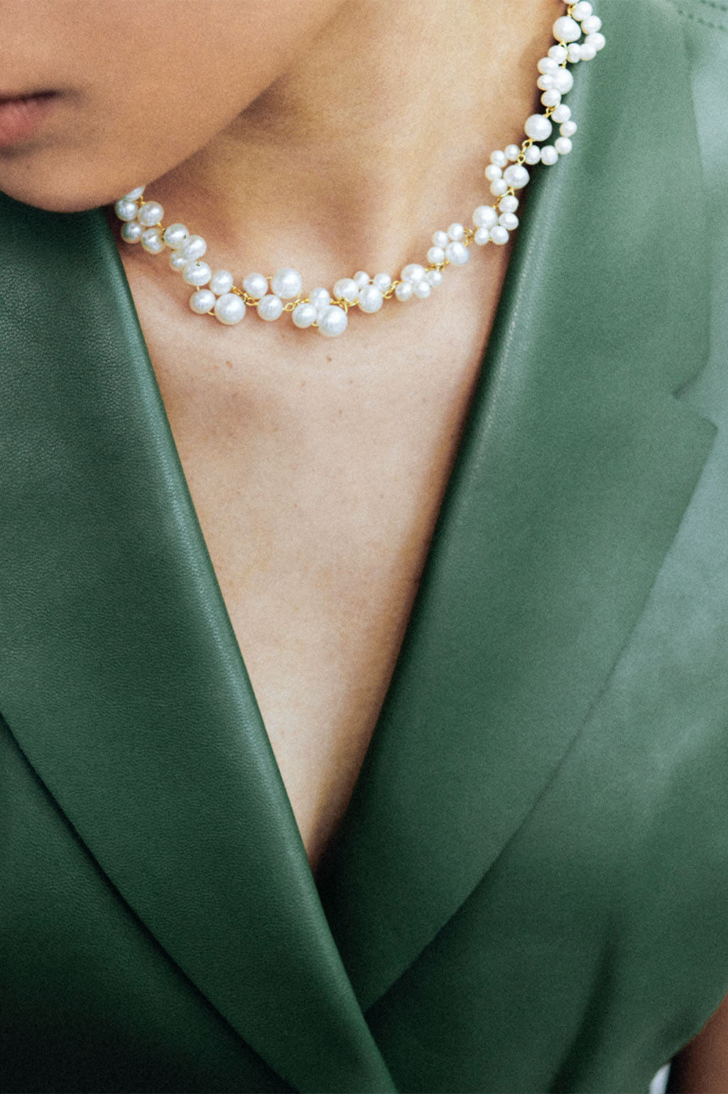 Tide - Pearl and Recycled Gold Vermeil Necklace