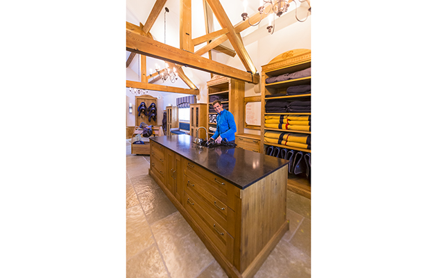 The tack room
