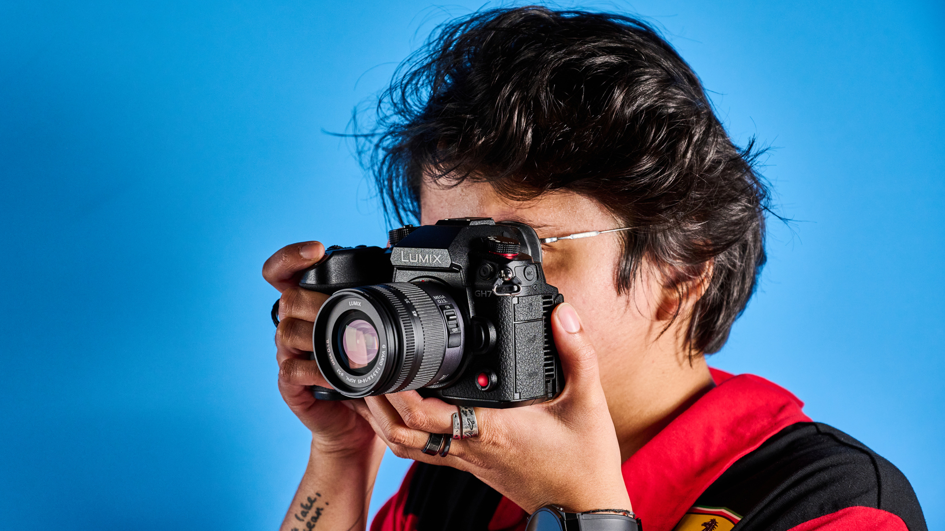 A Panasonic Lumix GH7 Micro Four Thirds camera