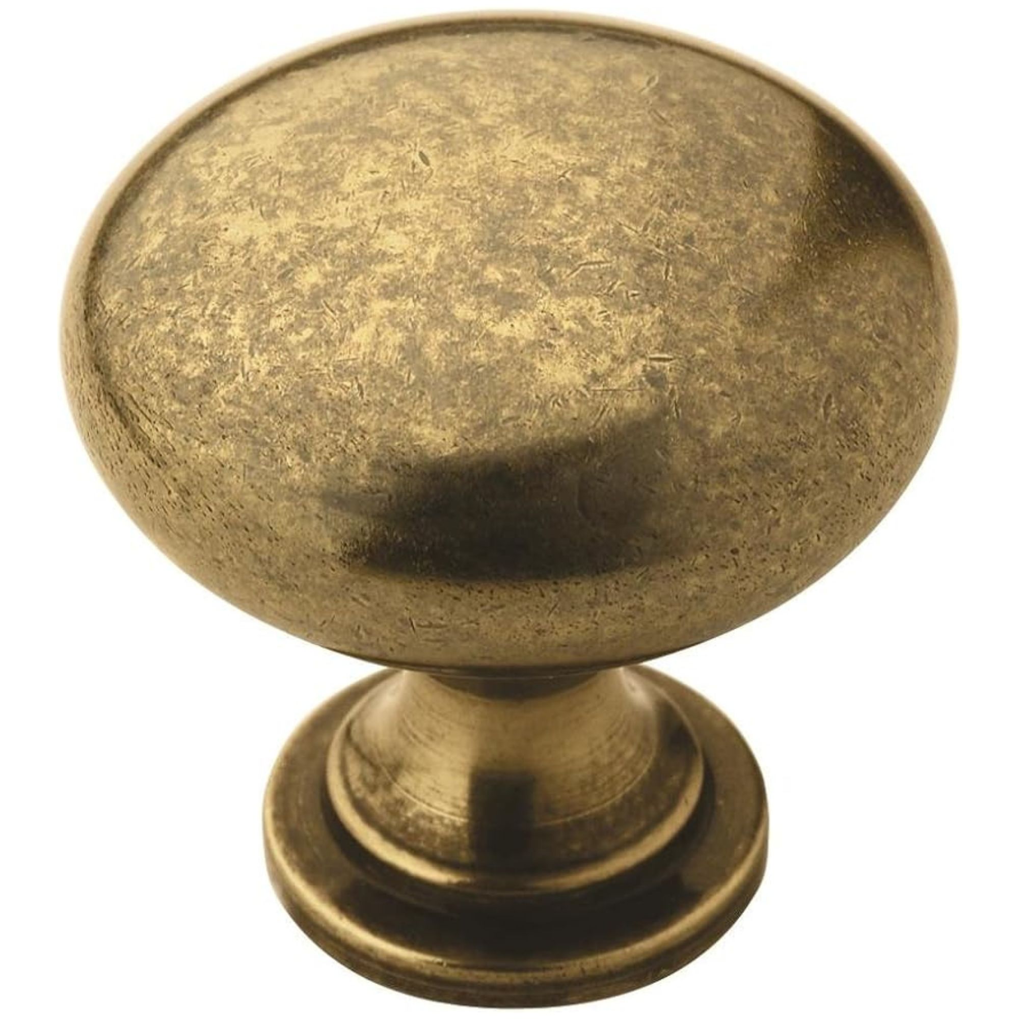 Burnished Brass Cabinet Knob