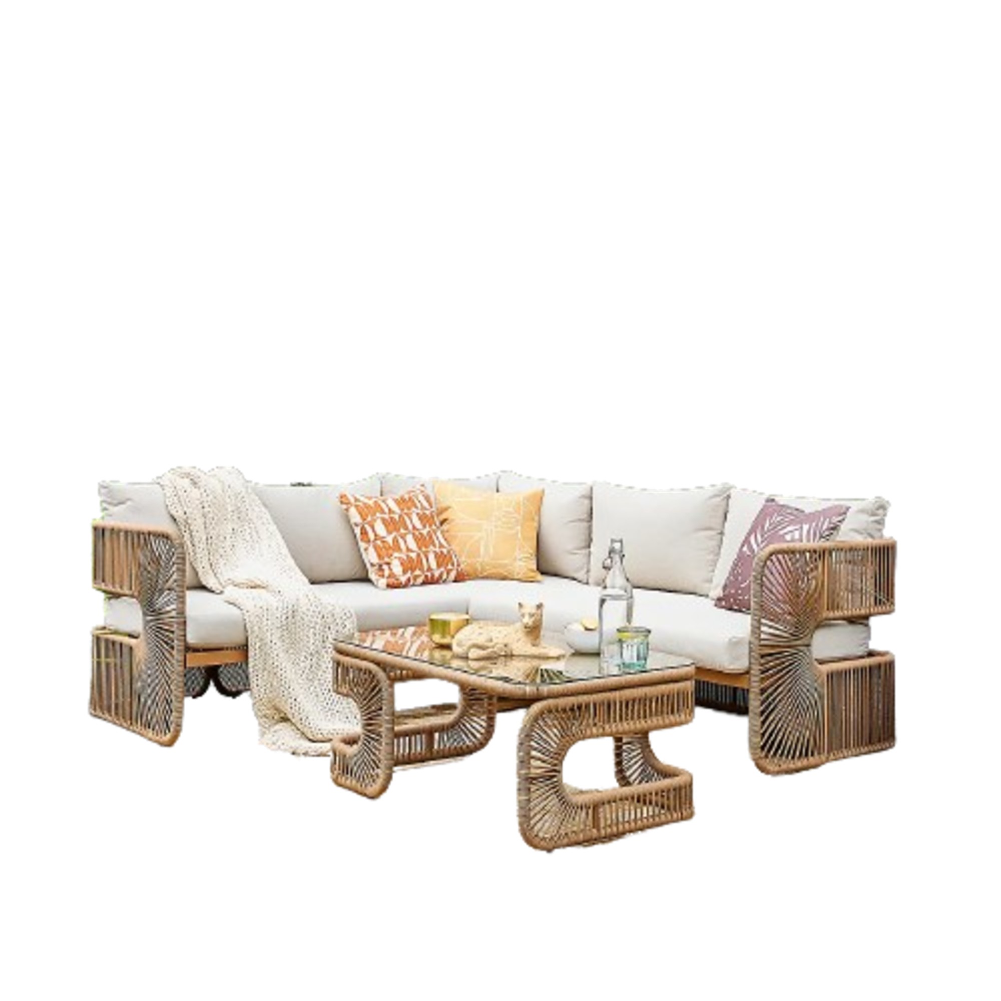 Dunelm Amazonia Rope Corner Sofa Set