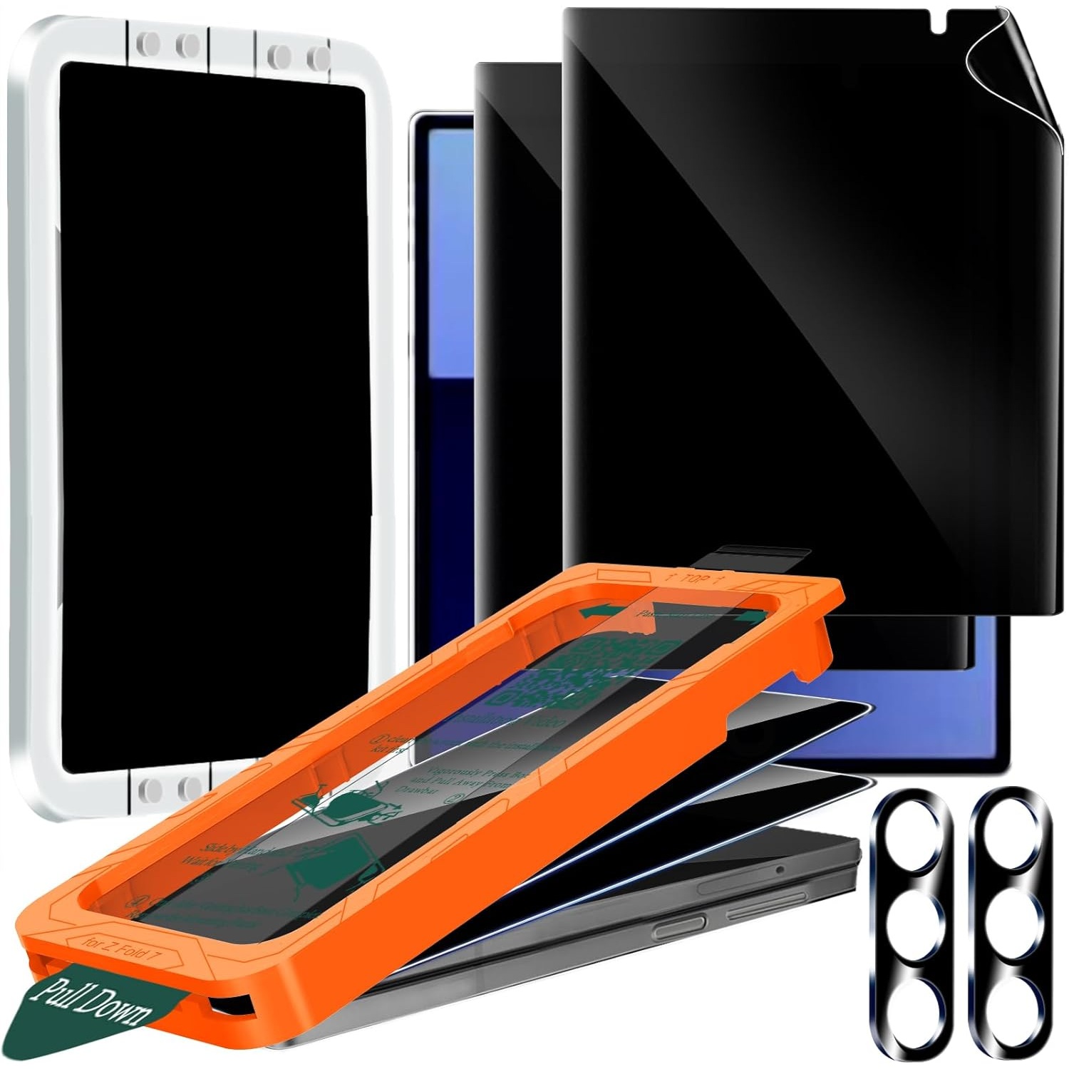IMBZBK 2 Pack Privacy Screen Protector for Samsung Galaxy Z Fold 7