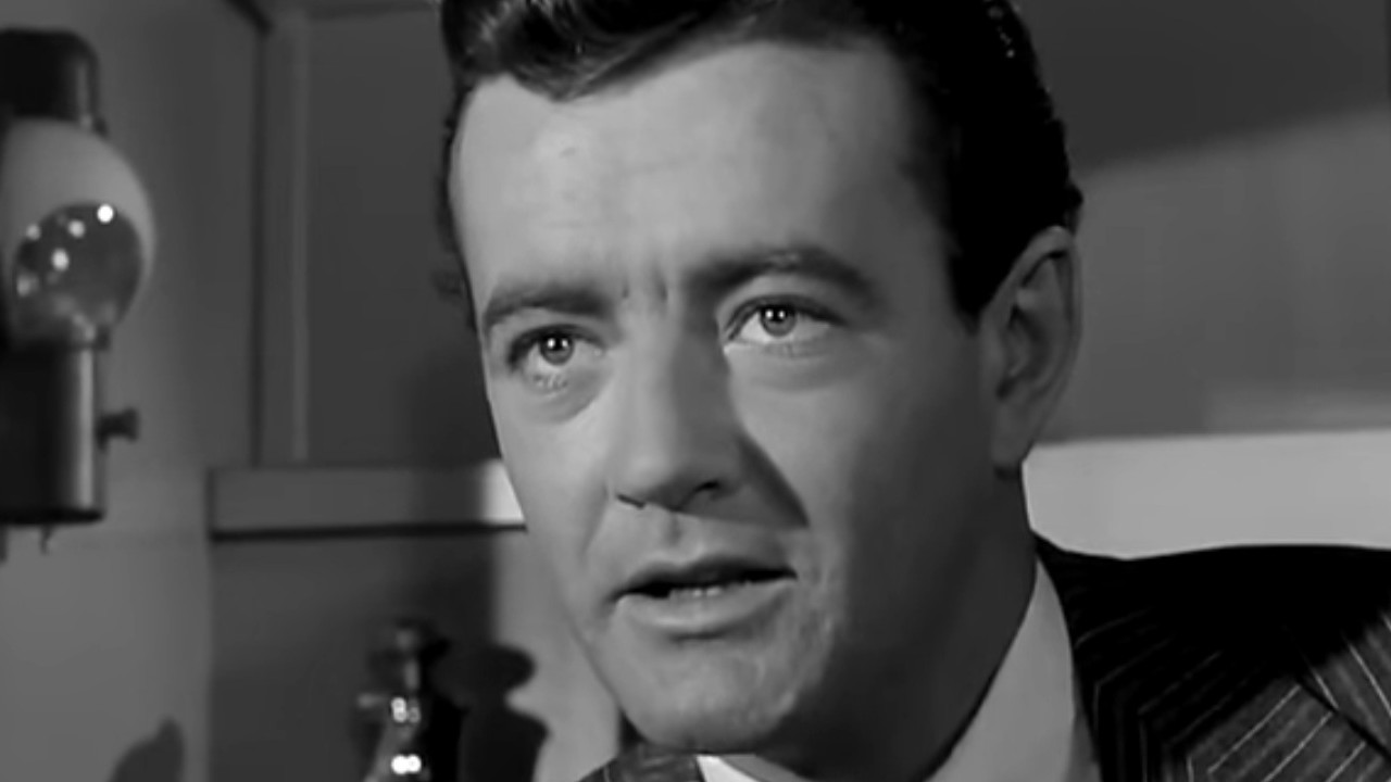 Robert Walker making his case for murder in Strangers on a Train