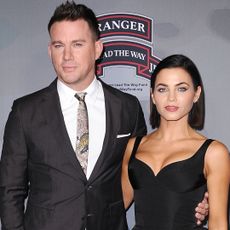 Channing Tatum and Jenna Dewan Tatum attend the premiere of "War Dog: A Soldier's Best Friend" at Directors Guild Of America on November 6, 2017 in Los Angeles, California.