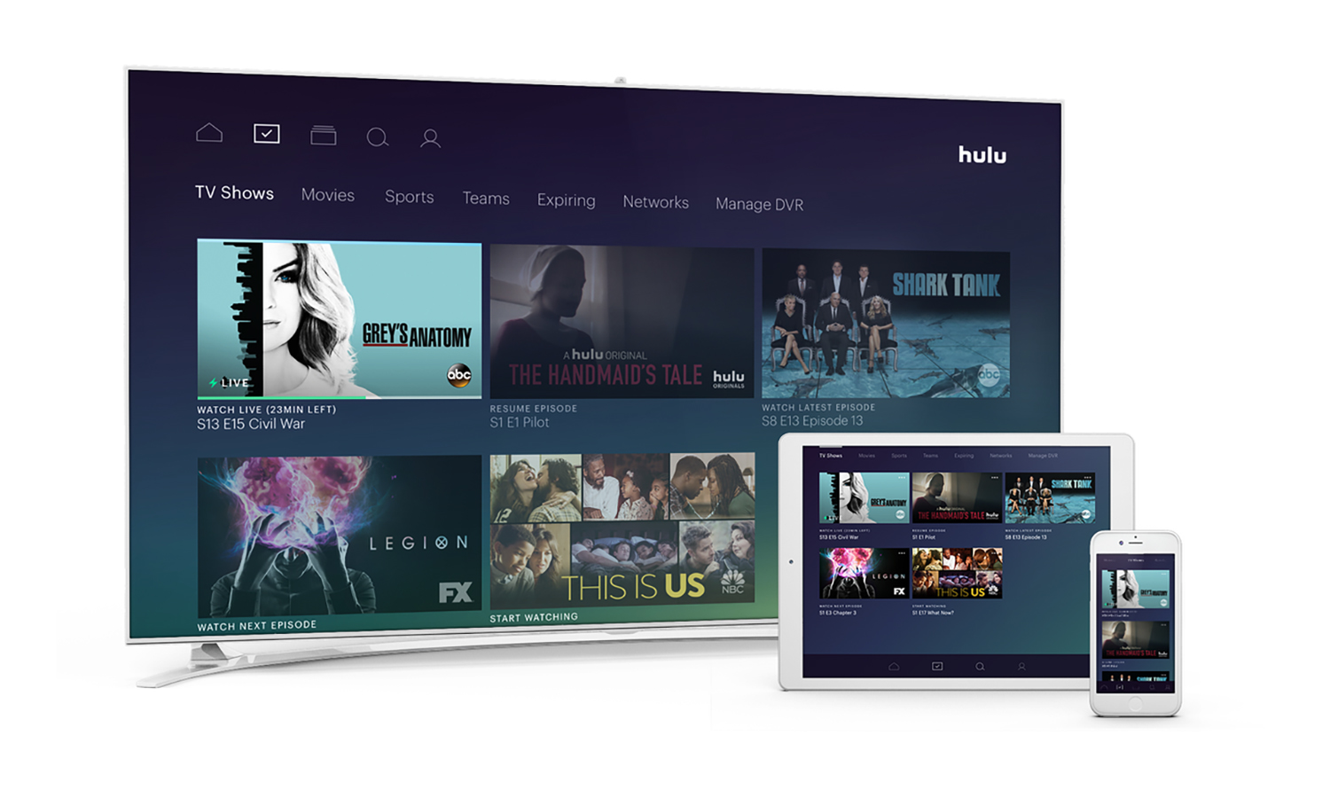 Hulu with live TV review: TV shows— Credit: Hulu