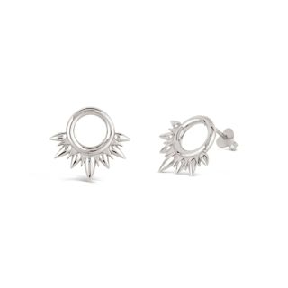 Sunbeam Half Sun Studs