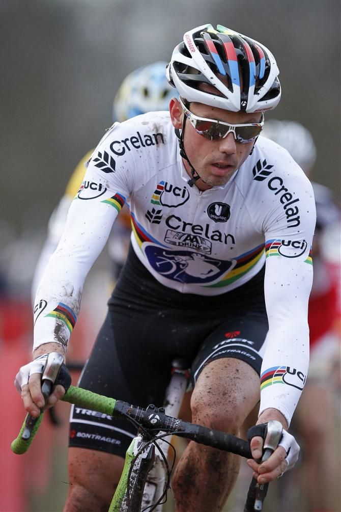 Sven Nys on his way to winning the Soudal Cyclo-cross race.