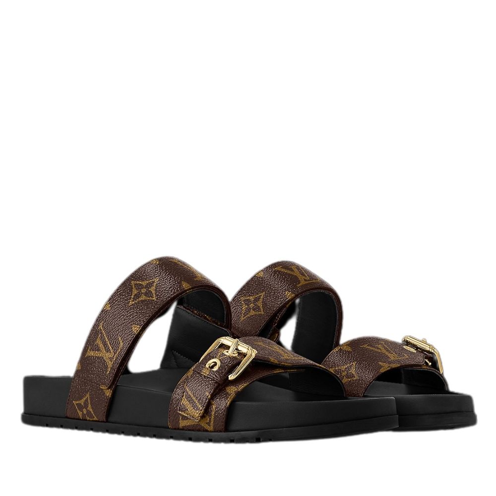LOUIS VUITTON, Bom Dia Flat Comfort Mules