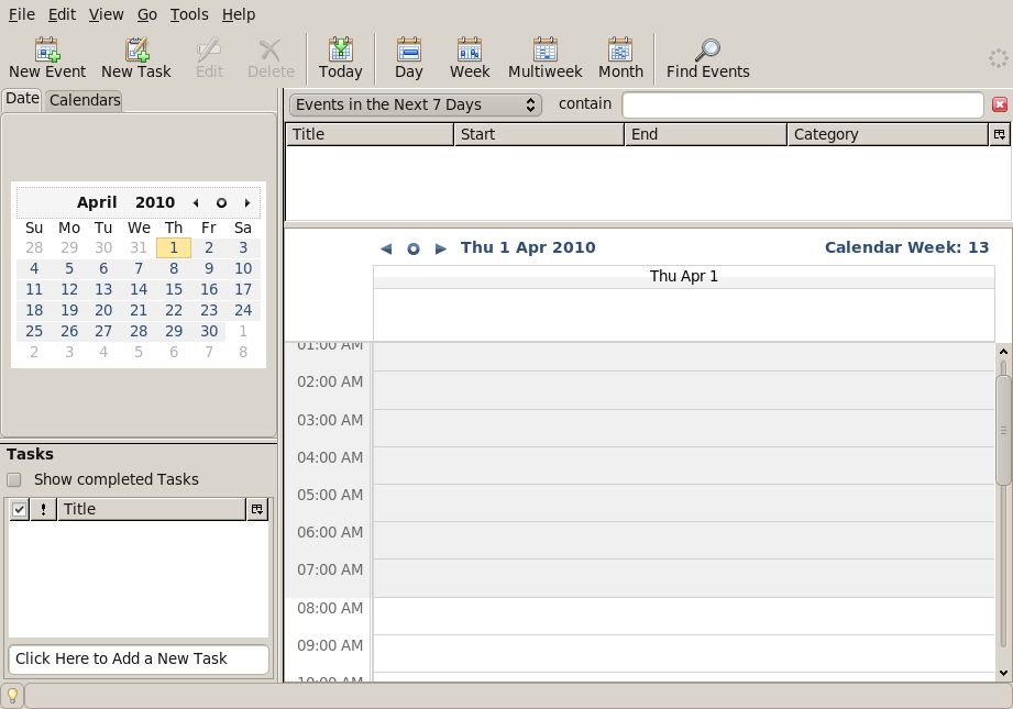 Calendars And Address Books - Tom's Definitive Linux Software Roundup ...