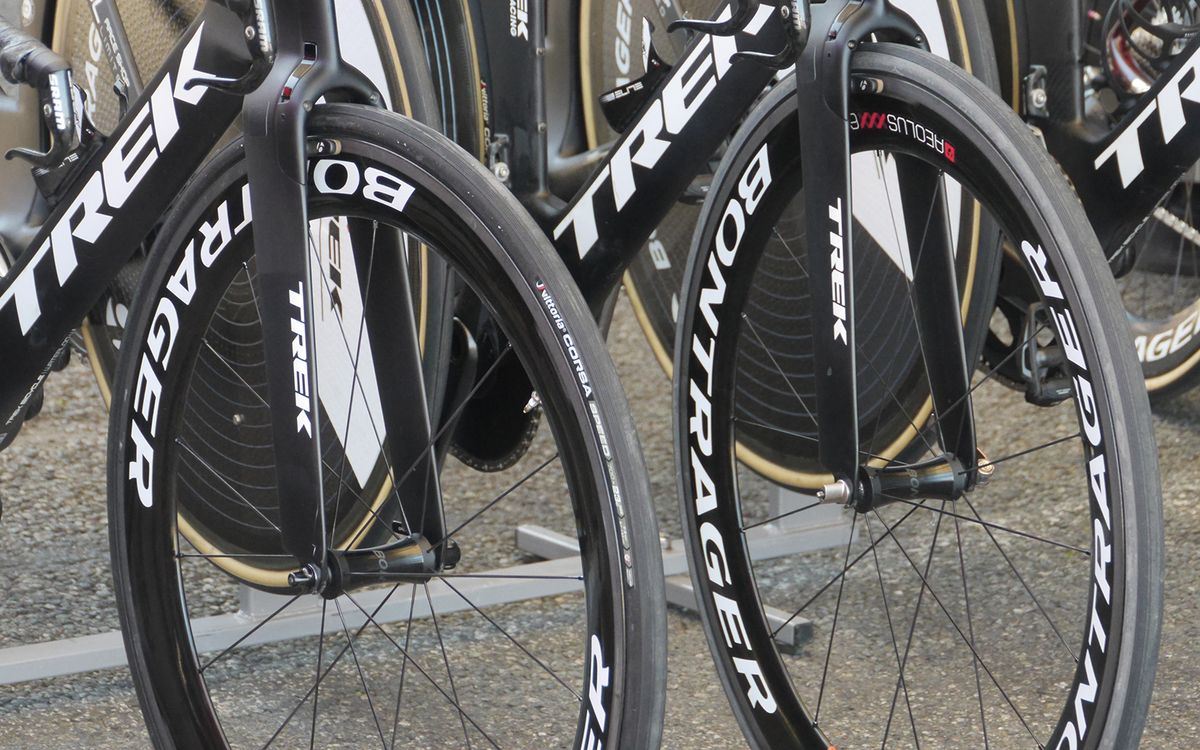 Trek-Segafredo used Vittoria Corsa Speed tubular tyres for the stage