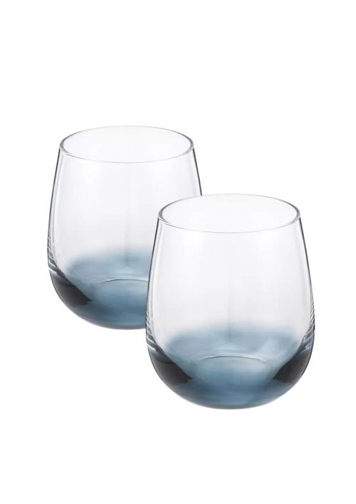 Blue Tumbler Glasses - Set of 4 