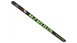 The Project X HZRDUS Smoke Green driver shaft on a white background