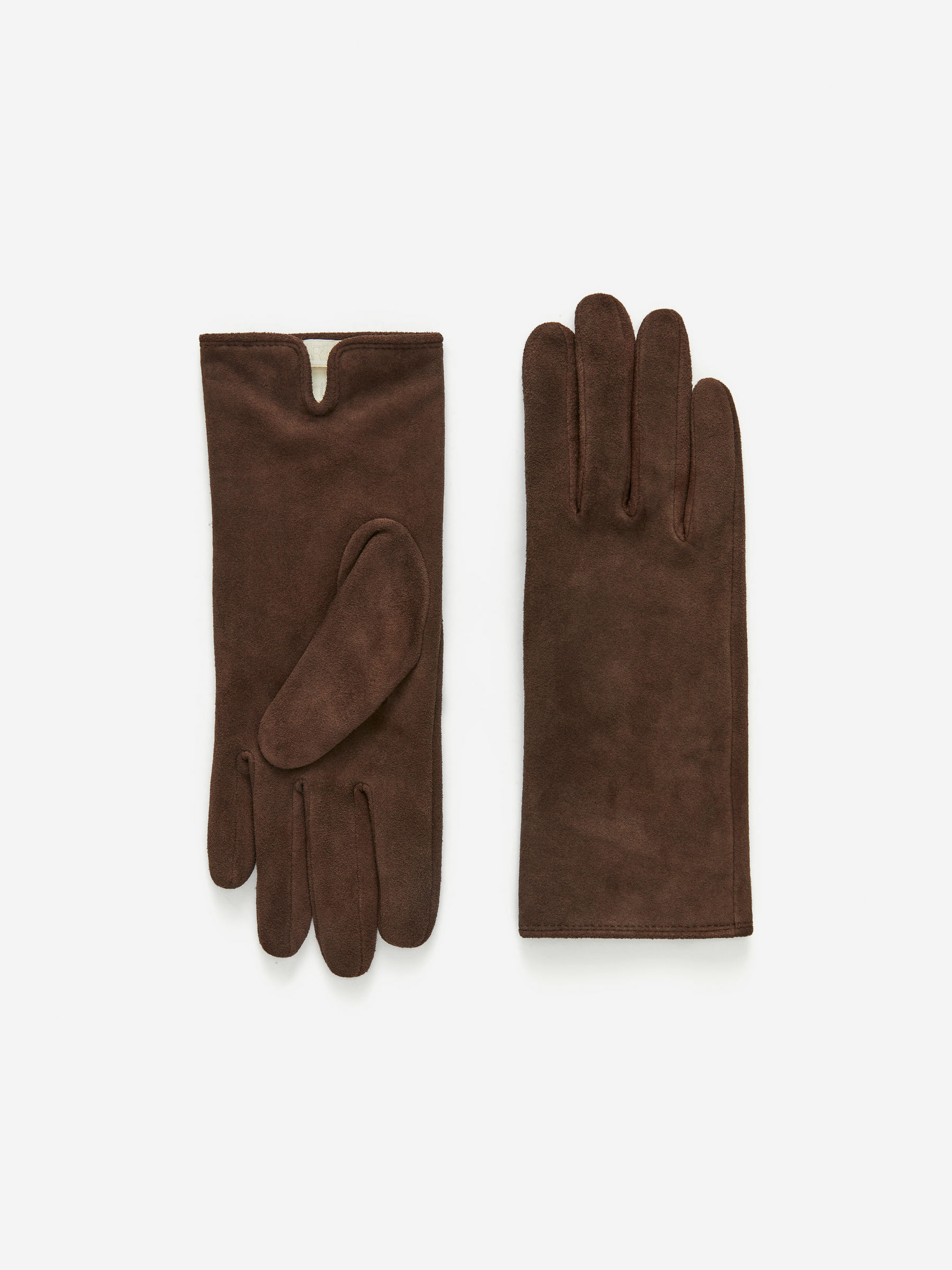 Suede Gloves &amp;ndash; Dark Brown &amp;ndash; Women &amp;ndash; Arket Gb