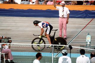 Chris Boardman races to gold at the 1992 Barcelona Olympics