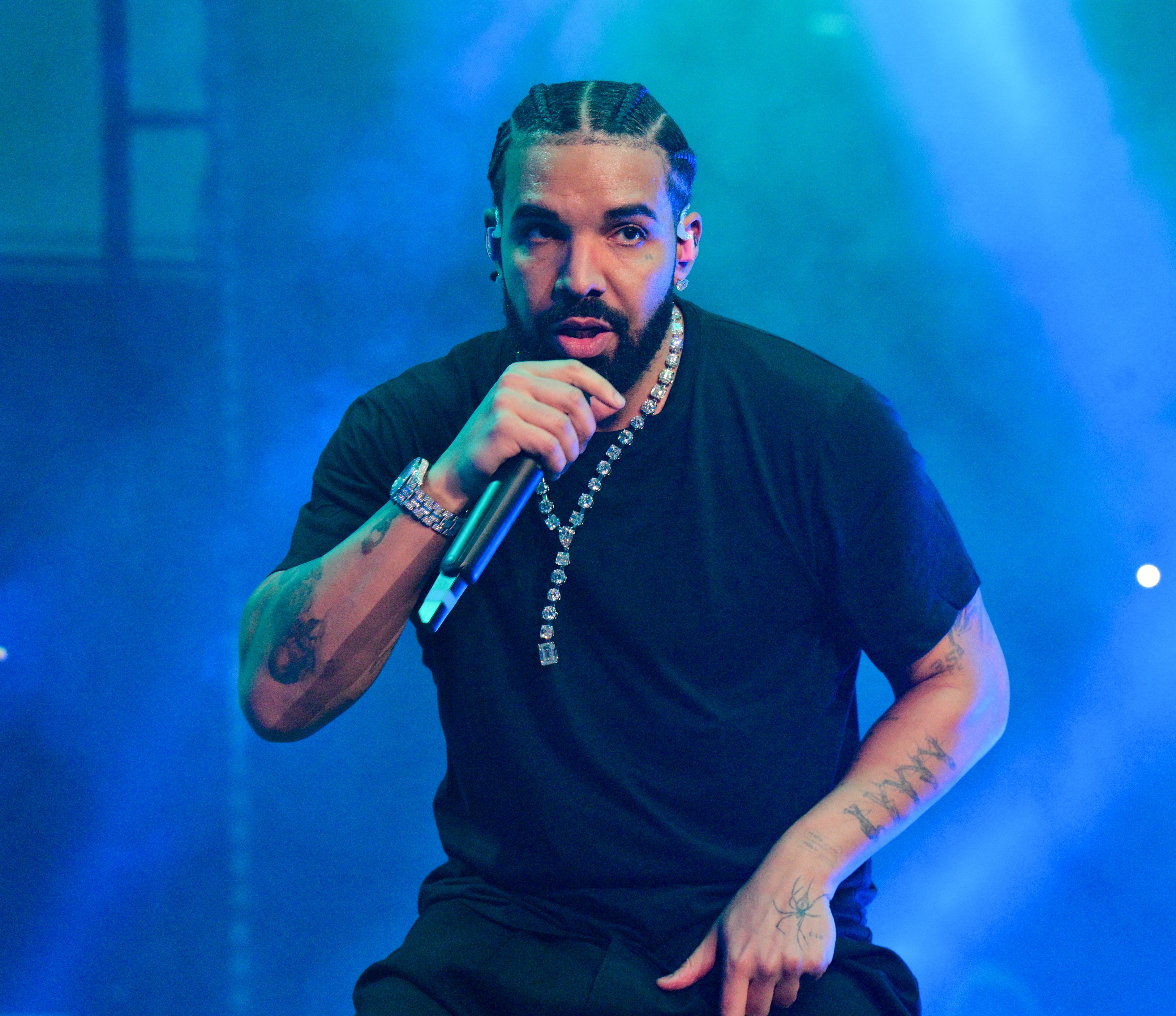 Rapper Drake performs onstage during 