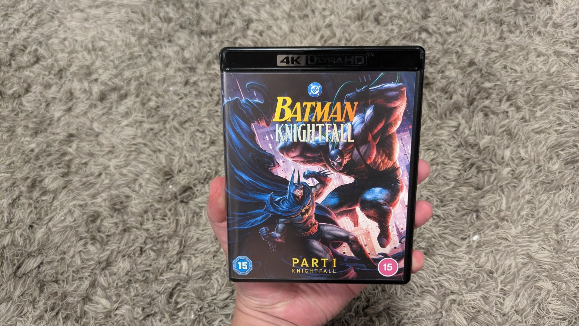 Batman Knightfall Part 1 4K Blu-ray case