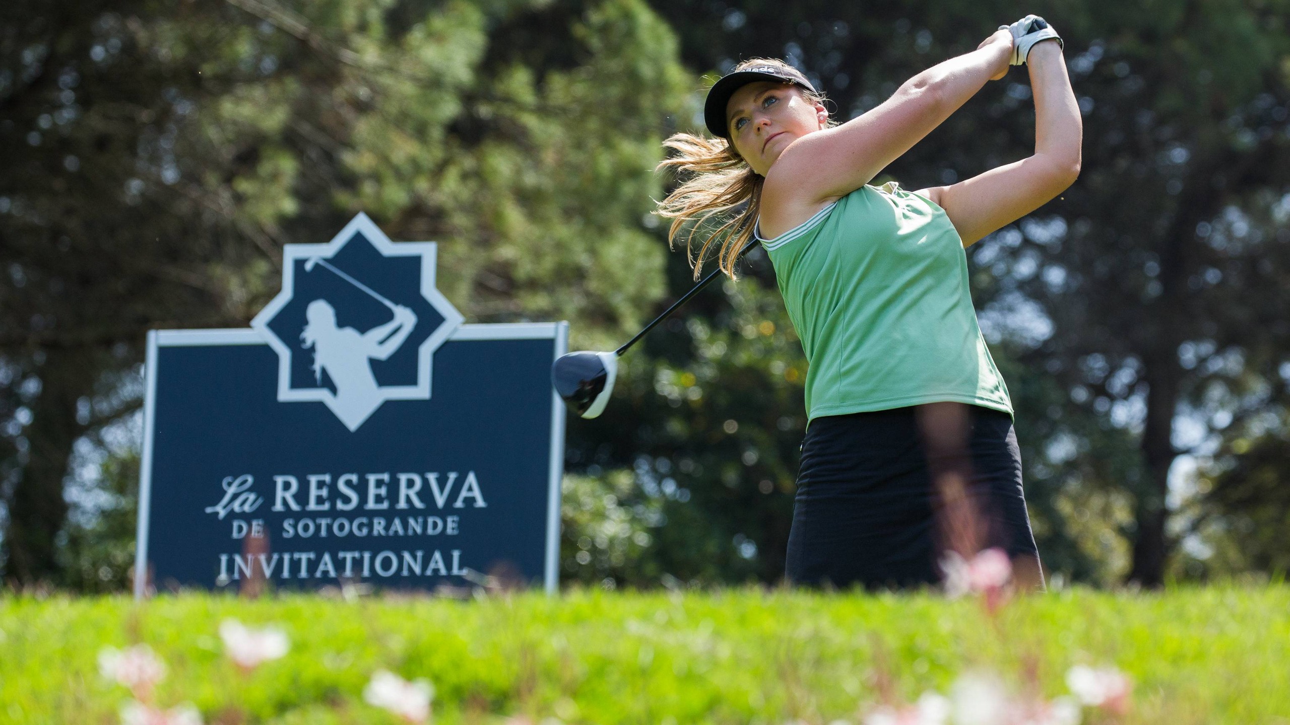 Elizabeth Mallett competing in the LET's La Reserva de Sotogrande Invitational in 2019