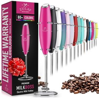 Zulay Kitchen Milk Frother With Stand