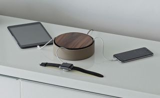 The ’Eclipse’ cable tidy, which can be table- or wall-mounted