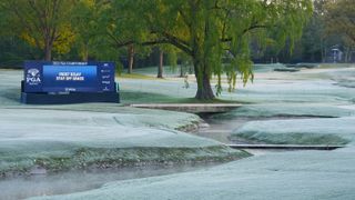 Frost on Oak Hill ahead of the first round of the 2023 PGA Championship