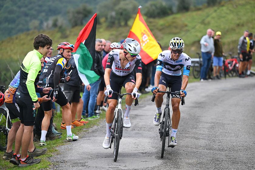 Juan Auyso on stage 12 at the Vuelta a España