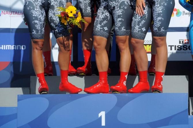 The Specialized-lululemon legs which powered the team to a third straight TTT win