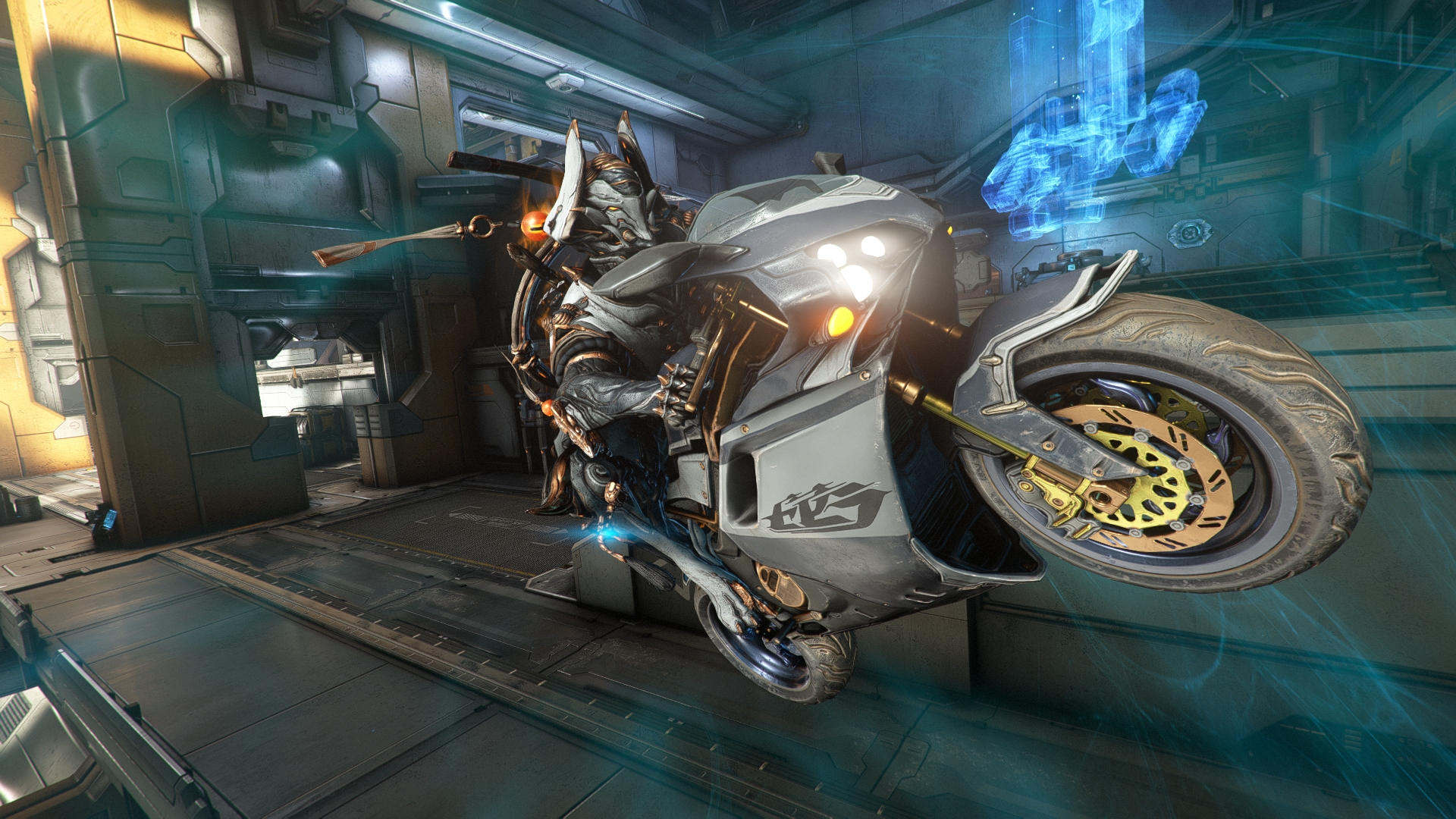 A bug's letting Warframe players summon their newly-added motorcycles in more areas than intended, but the devs say it's 'rad and cool' enough to stay—as long as the bikes aren't in outer space