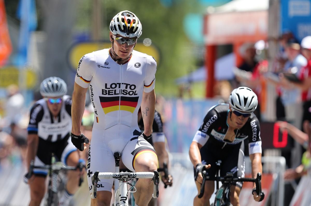 Easy as it looks, Andre Greipel is the alltime stage winner at the TDU