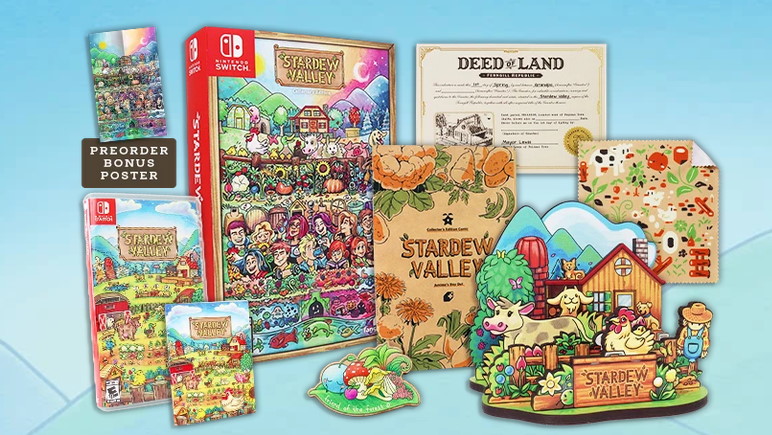  Stardew Valley boxed edition besets us with a sudden, irrational need to own a pretend farm deed 