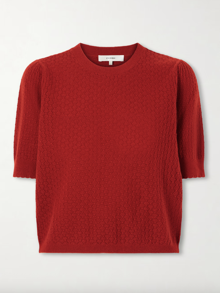 net-a-porter, The Gathered Honeycomb Cashmere Sweater