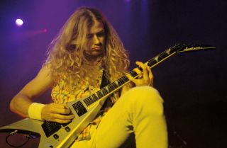 Dave Mustaine shredding in the band's early days