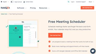 HubSpot Meetings website screenshot