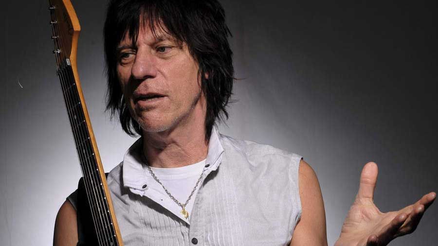 Jeff Beck studio portrait