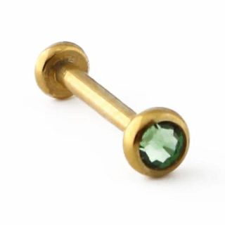 Orelia Emerald Labret Made With Swarovski® Crystal