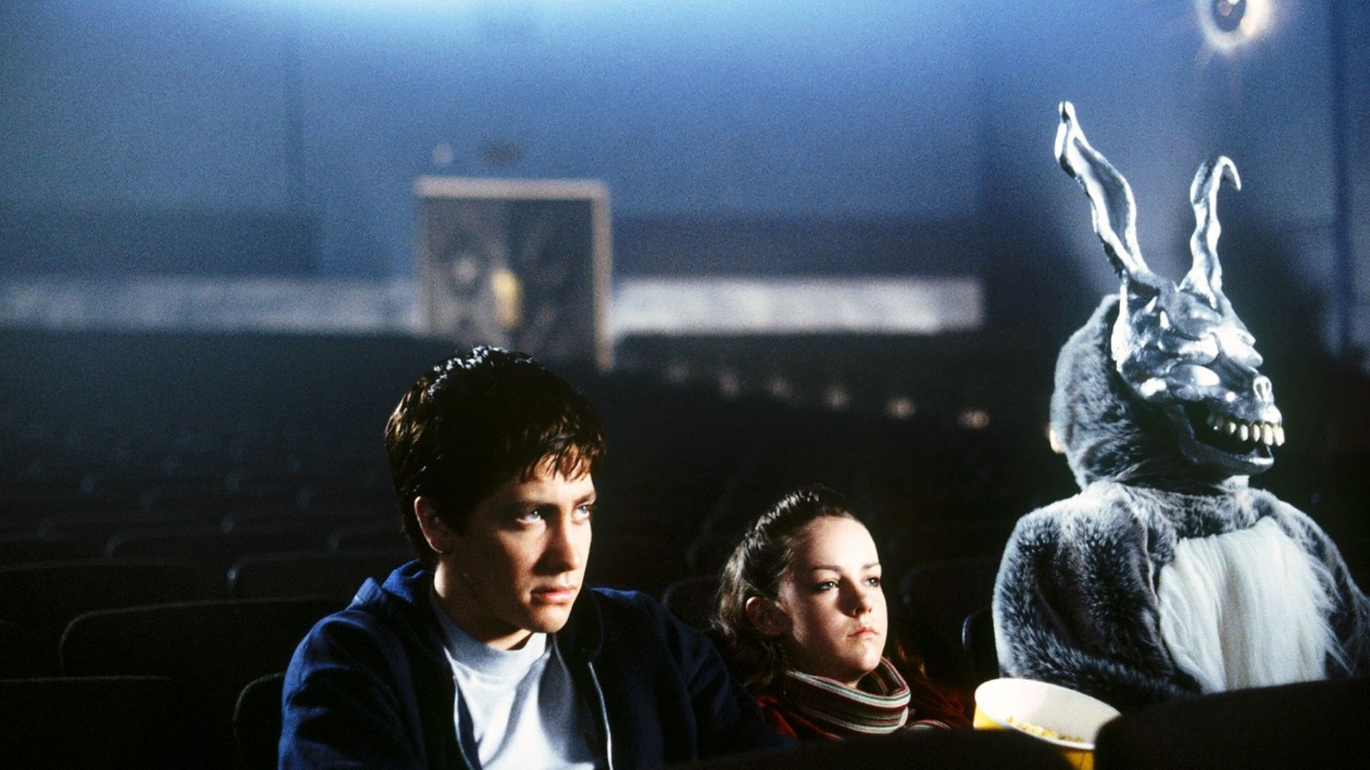 Jake Gyllenhaal and Jena Malone in Donnie Darko.