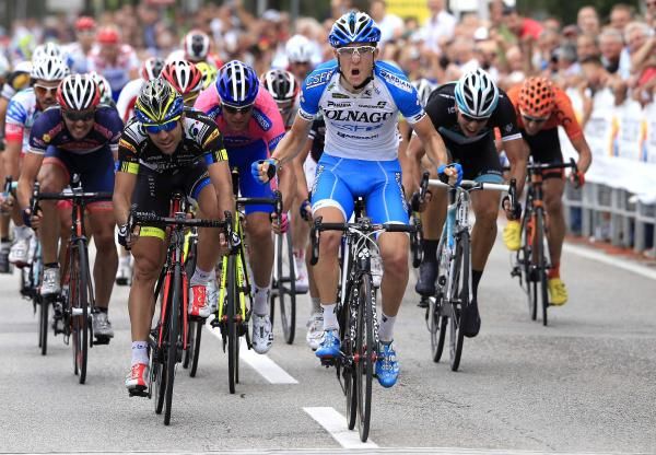 Sacha Modolo (Colnago-CSF) proved quickest in San Vendemiano.