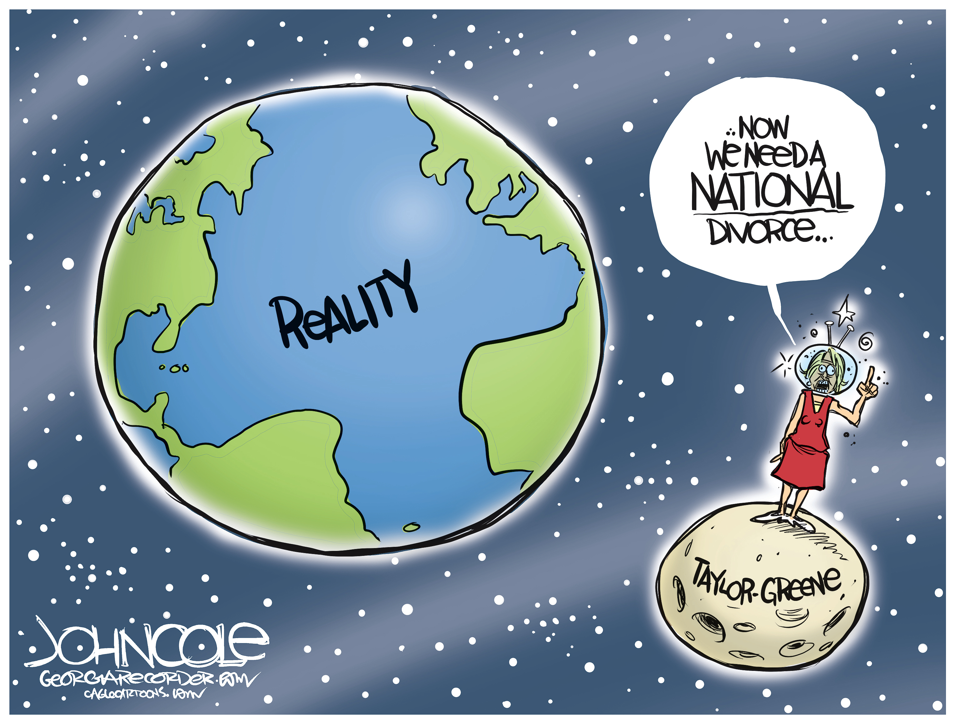 Political cartoon