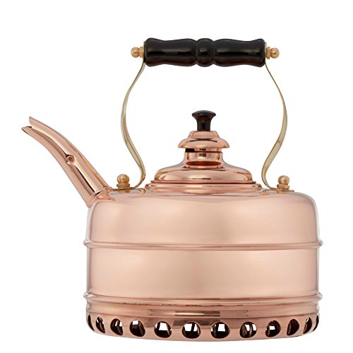 Simplex Kettles Buckingham Solid Copper No. 1 Copper Finish 1.9 Quart Teakettle