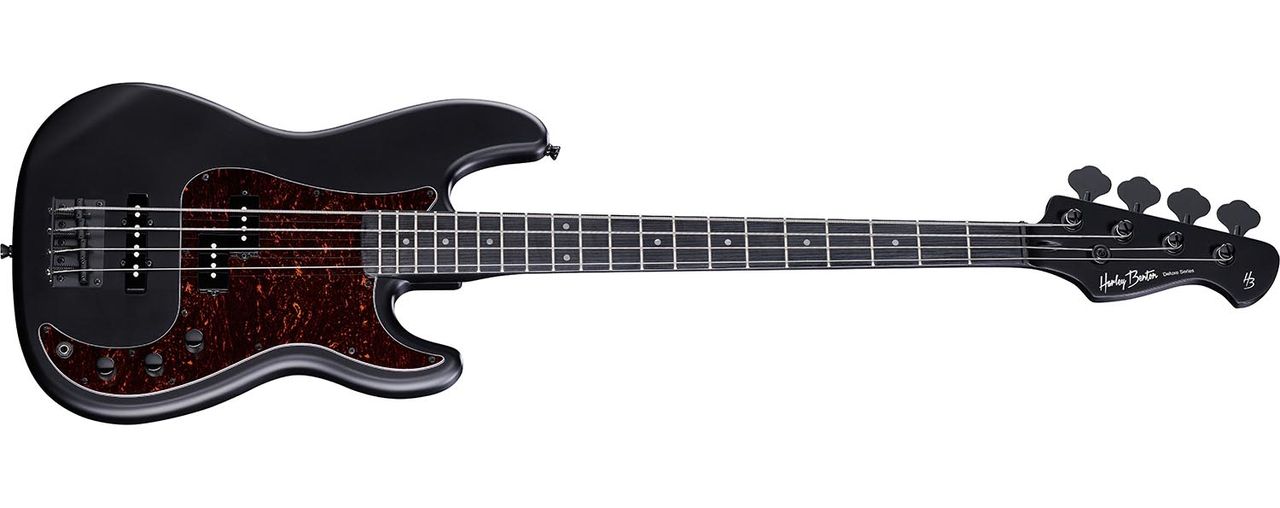 Harley Benton PJ Deluxe Satin Black