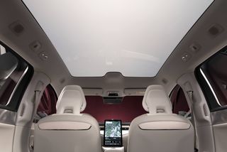 The panoramic roof in the Volvo ES90