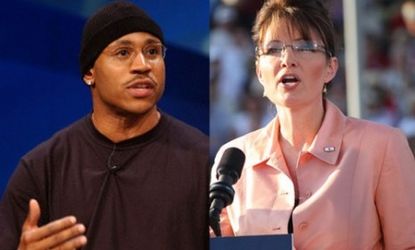 Why are Palin and LL Cool J feuding?