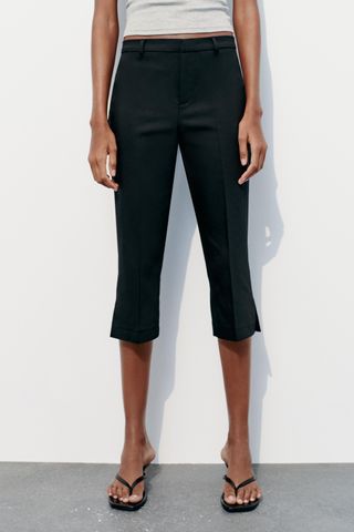 Zara CAPRI PANTS WITH VENTS