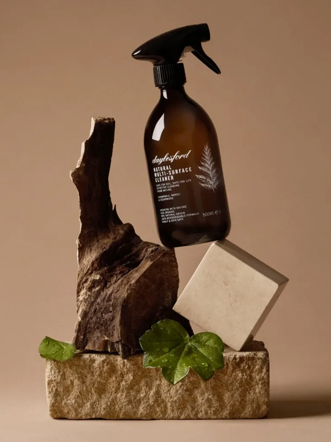 A bottle of cleaning spray from Daylesford